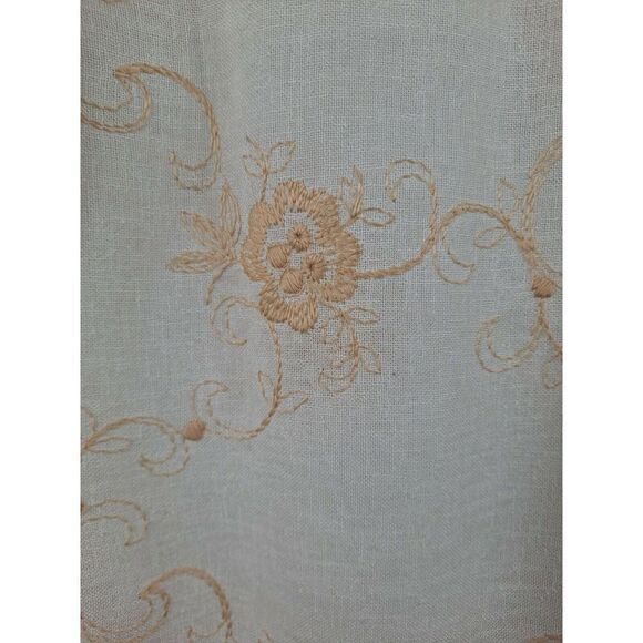 Rimara Ladies Pullover Linen Tunic, Size Medium.   Gorgeous Embroidery,  3/4... - Picture 11 of 12